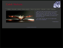 Tablet Screenshot of calebnichols.com